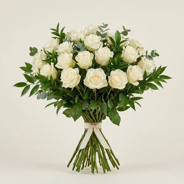 White Roses Bouquet